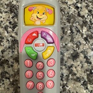Fisher-Price Pink and Yellow Learning cell phone GIRL